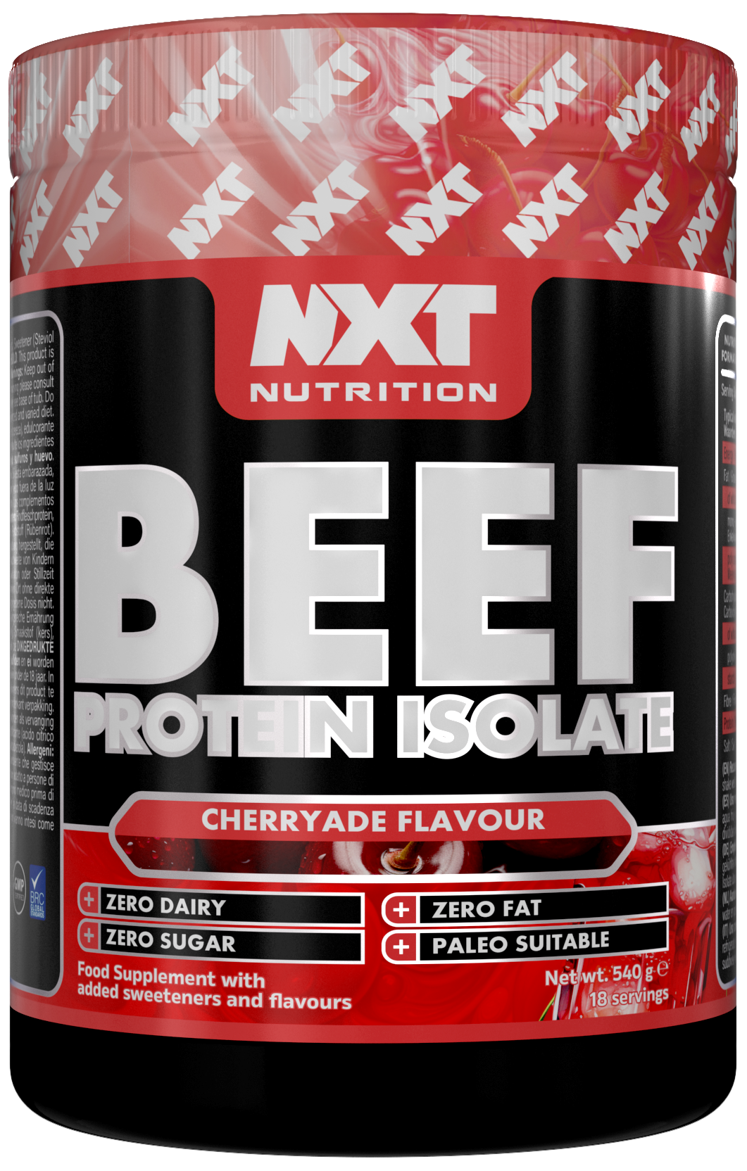 NXT Nutrition Beef Protein Isolate 540g
