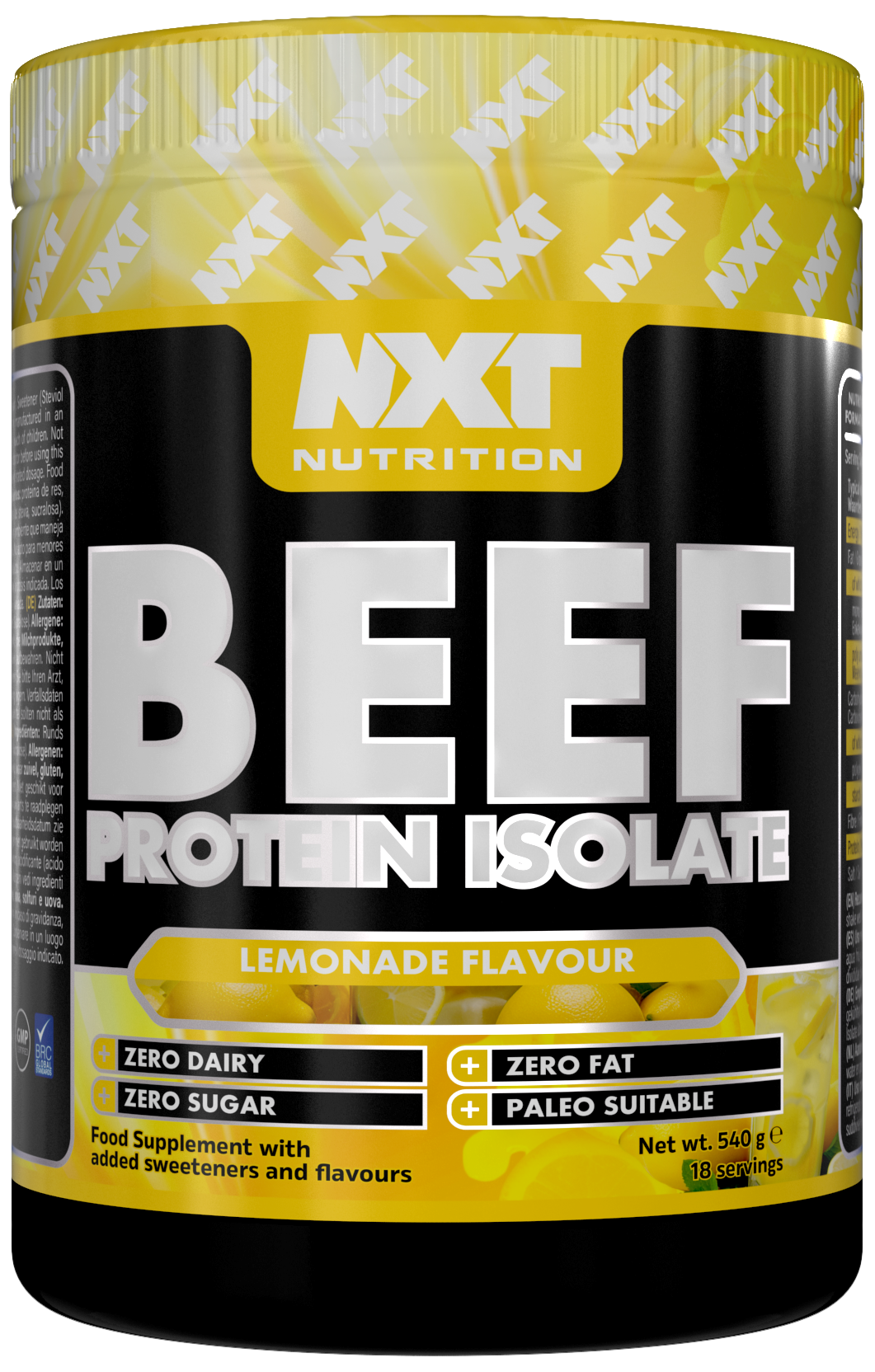 NXT Nutrition Beef Protein Isolate 540g