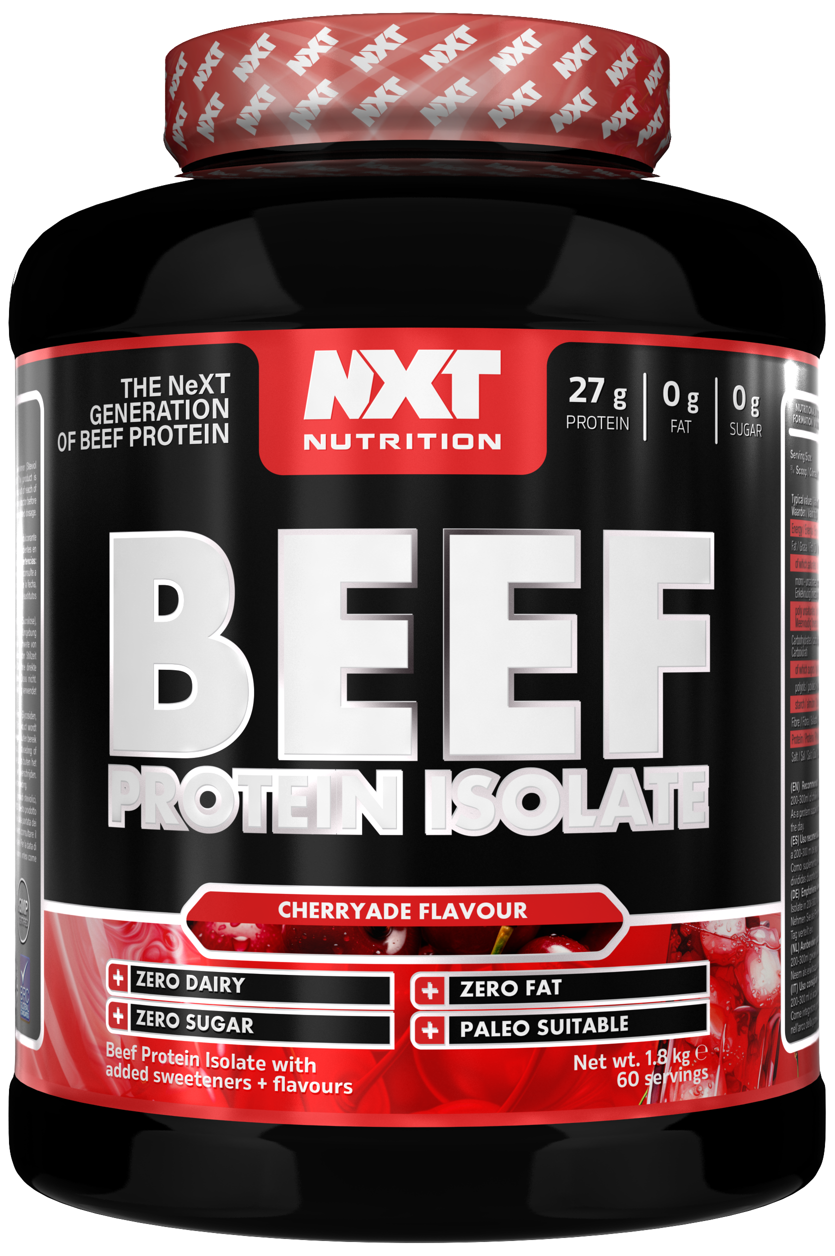 NXT Nutrition Beef Protein Isolate 1.8kg