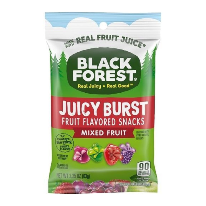 Black Forest Juicy Burst Mixed Fruit 63g - Out of Date