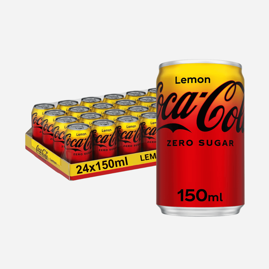 Coca-Cola Zero Sugar Lemon 24 x 150ml - Out of Date