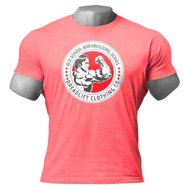 Dreadlift Oldschool Bodybuilding Tee - Red