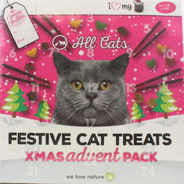 I Love My Cat Christmas Calendar 96g