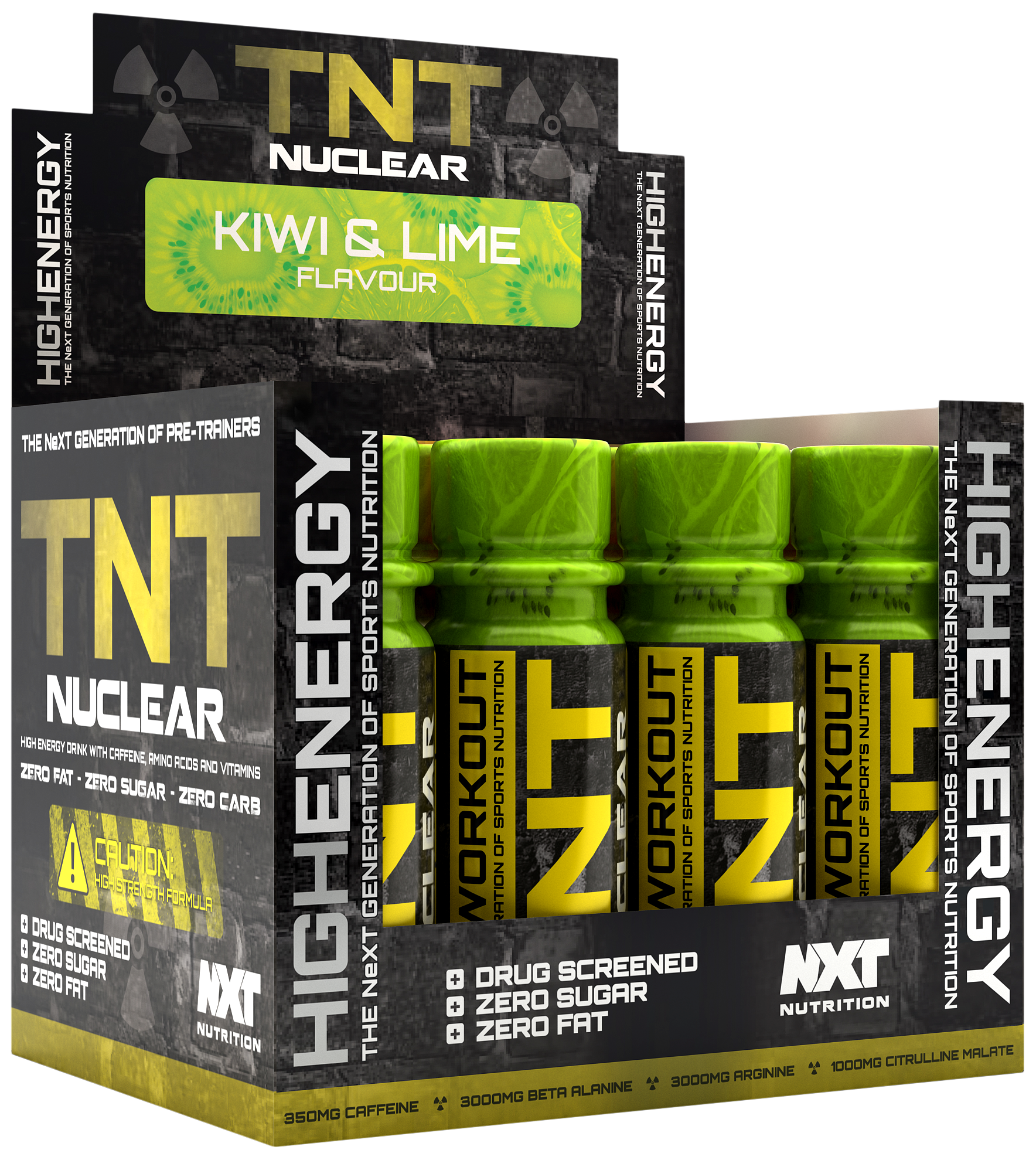 NXT Nutrition TNT Nuclear Shots 12 x 60ml