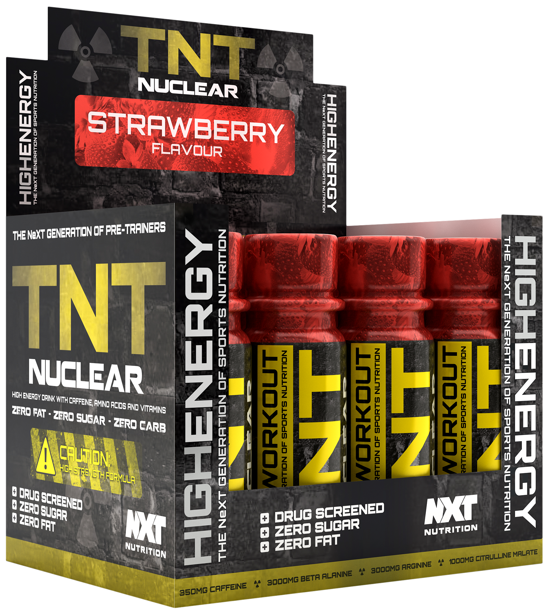 NXT Nutrition TNT Nuclear Shots 12 x 60ml