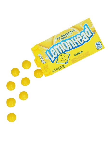 Lemonhead Original Lemon Candy 24 x 23g (case) - Out of Date