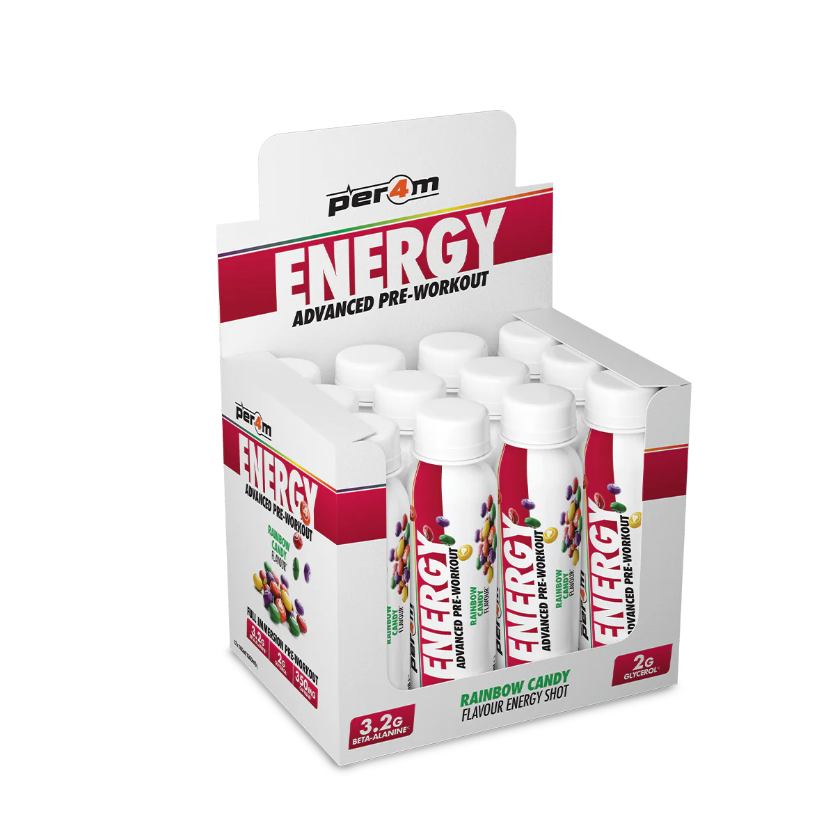 Per4m Energy Pre Workout Shot 12x100ml