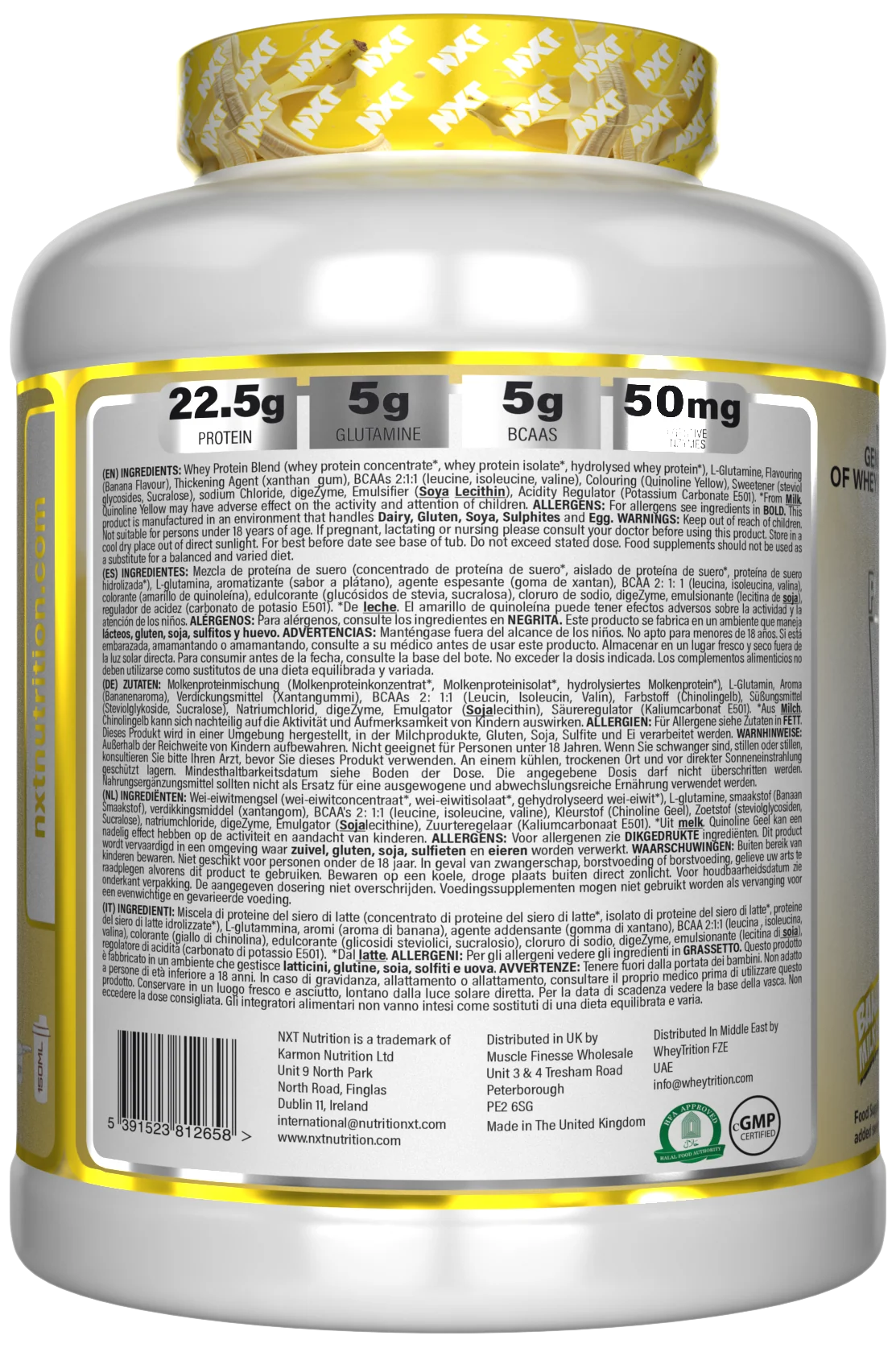NXT Nutrition Pure Whey Deluxe 2.1kg