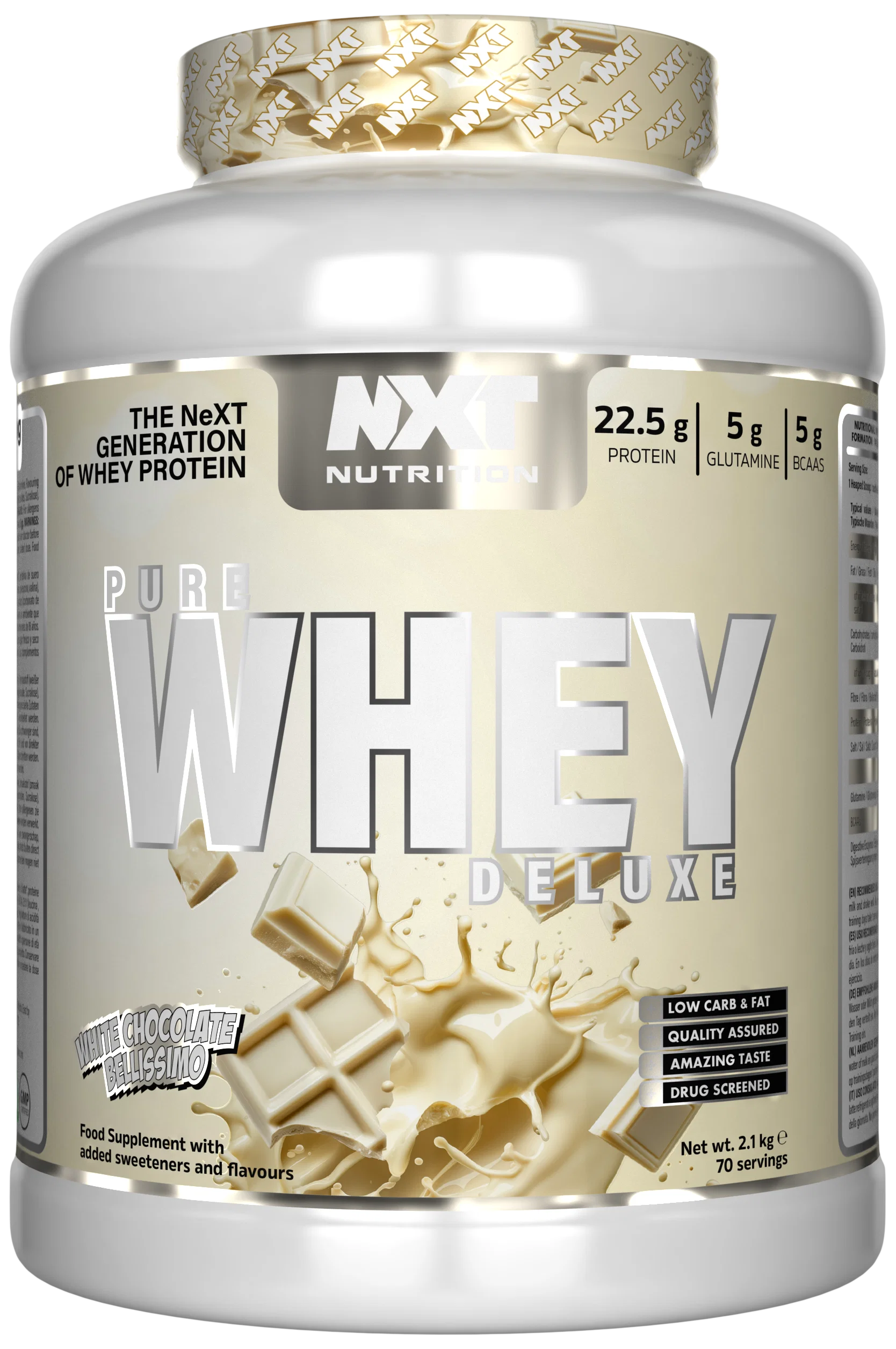 NXT Nutrition Pure Whey Deluxe 2.1kg