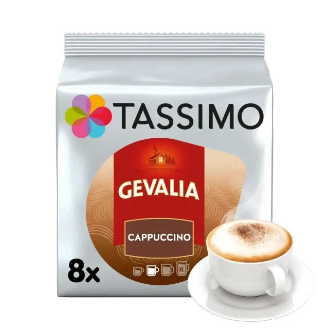 Tassimo Gevalia Cappuccino 8 Pods - Out of Date