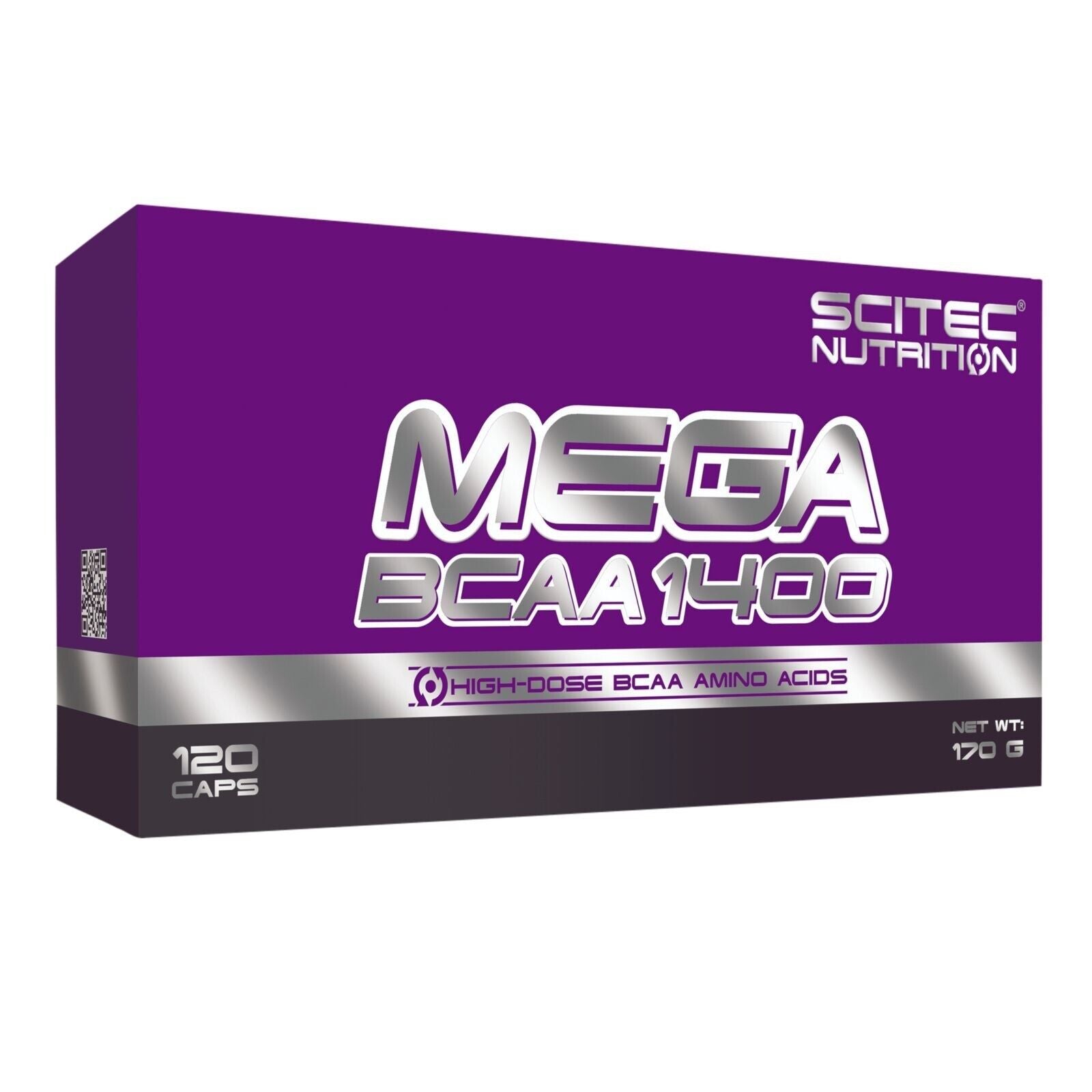 SciTec Nutrition Mega BCAA 1400 120 Caps - Out of Date