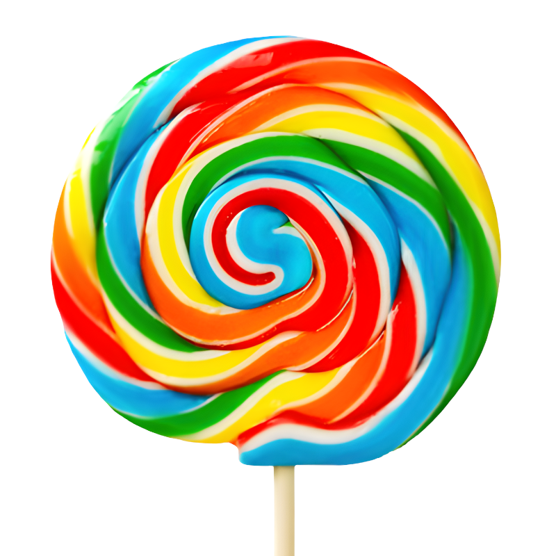 Seaside Sweets Swirl Pop Lolly 50g - Out of Date