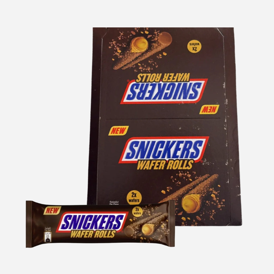 Snickers Wafer Roll 12 x 24g - Out of Date