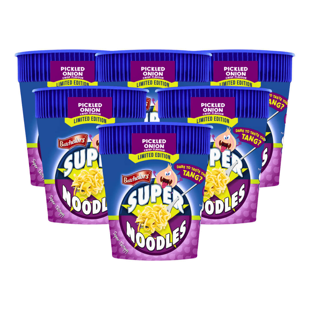 Batchelor Super Noodles Pickled Onion 8 x 75g (case) - Out of Date