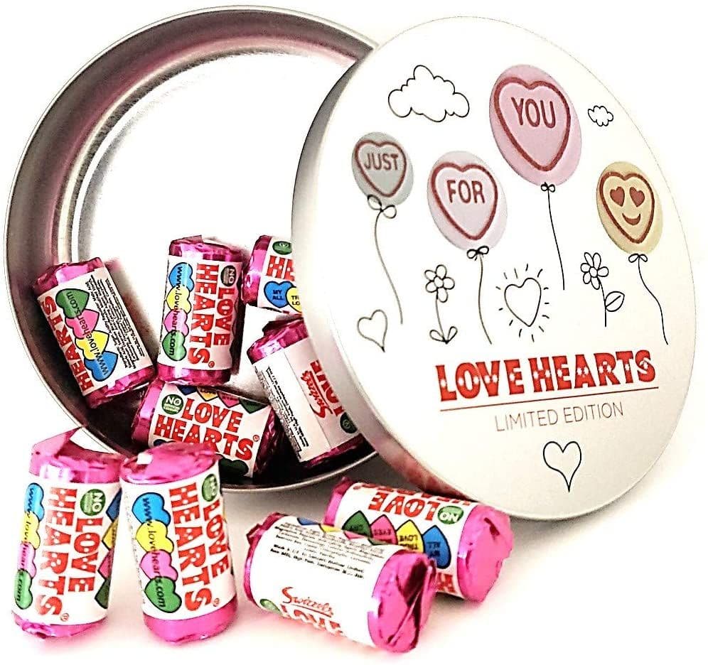Swizzels Love Hearts Limited Edition Tin 100g - Out of Date