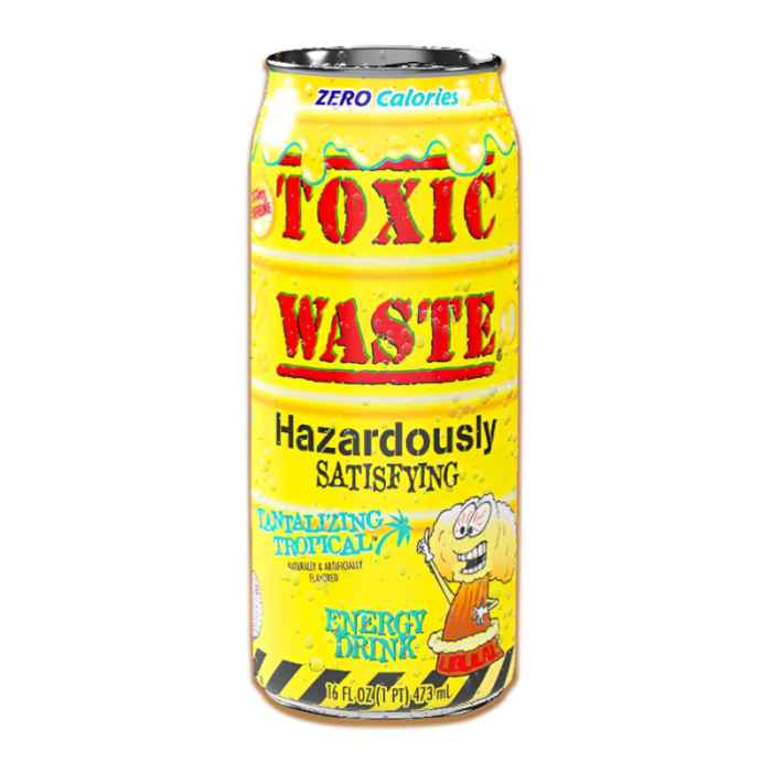 Toxic Waste Tantalizing Tropical Energy Drink 12 x 473ml (case) - Out of Date