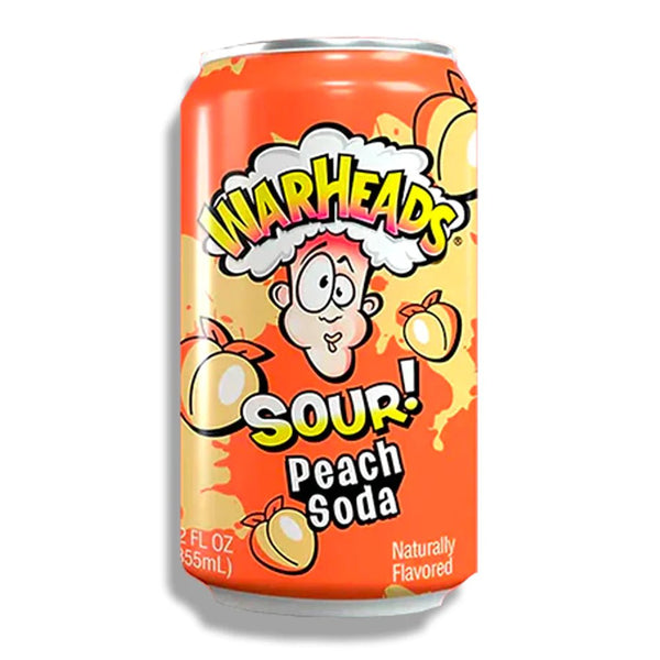 Warheads Peach Soda 12 x 330ml - Out of Date