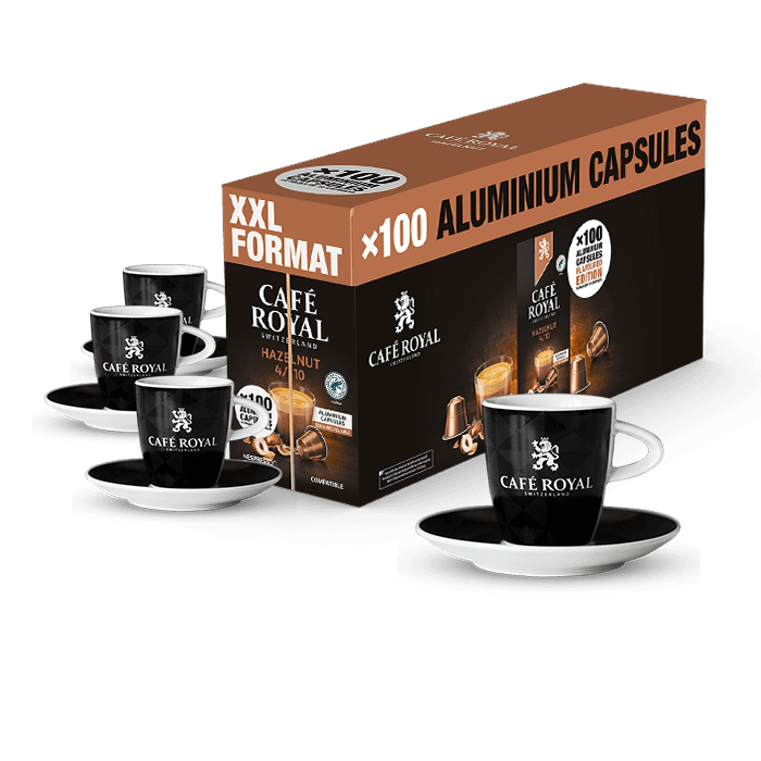 Café Royal Hazelnut 4/10 Nespresso (Box) 100 Caps