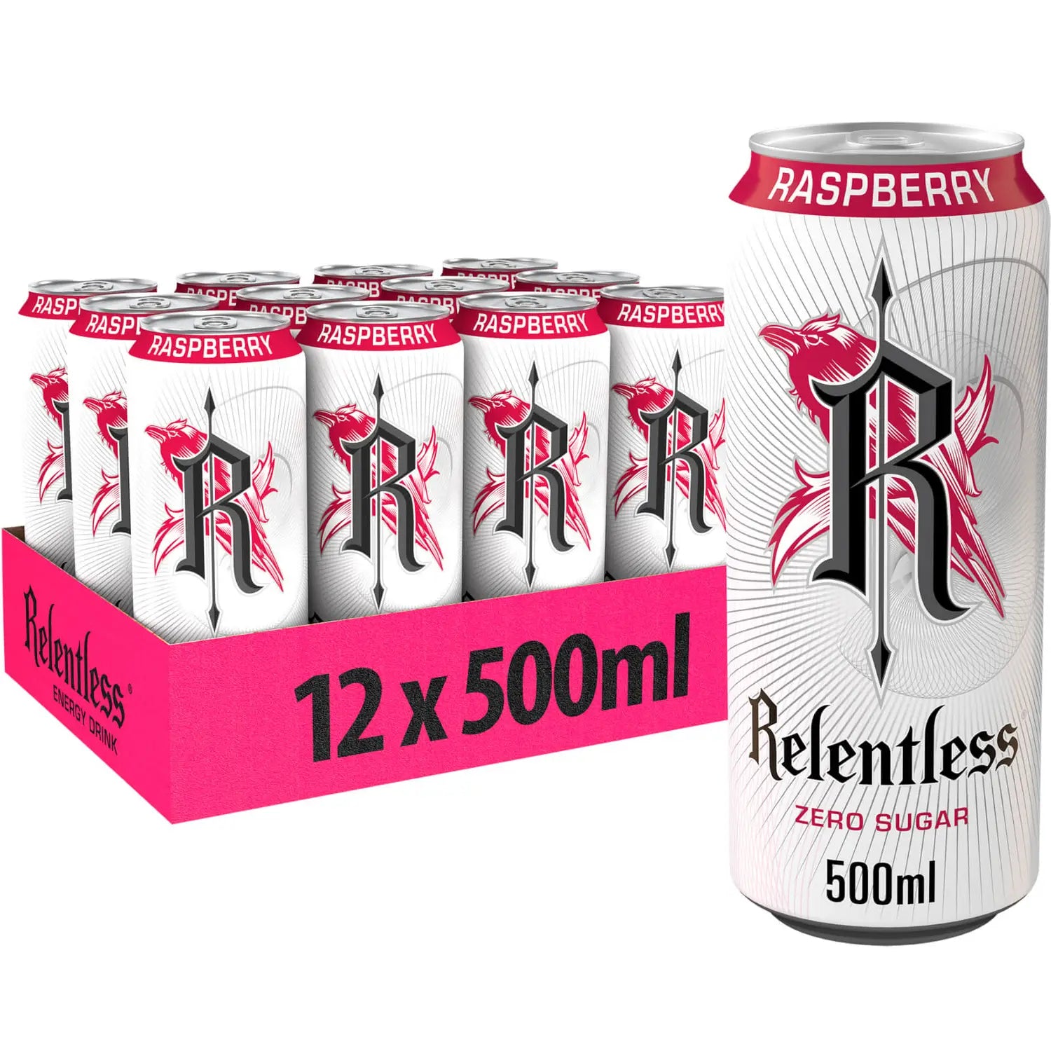 Relentless Zero Sugar Energy Drink 12 x 500ml