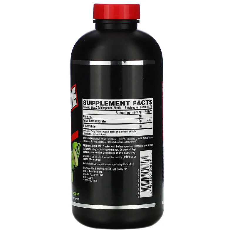 Nutrex Cherry Lime Liquid Carnitine 3000 480ml