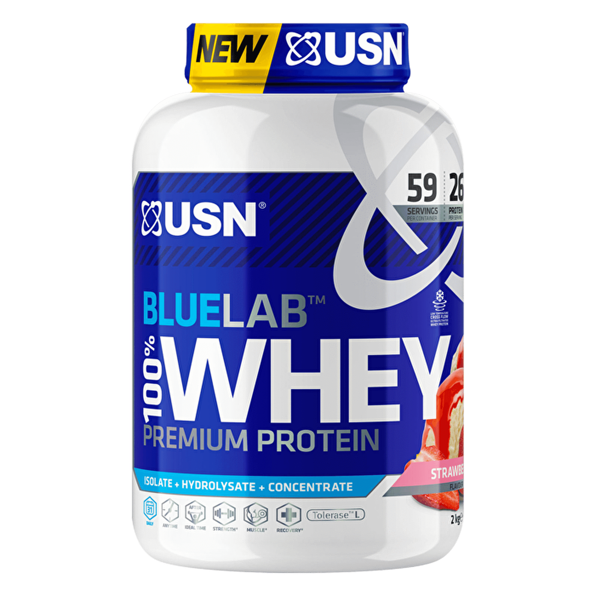 USN Blue Lab Whey 2kg - gymstop