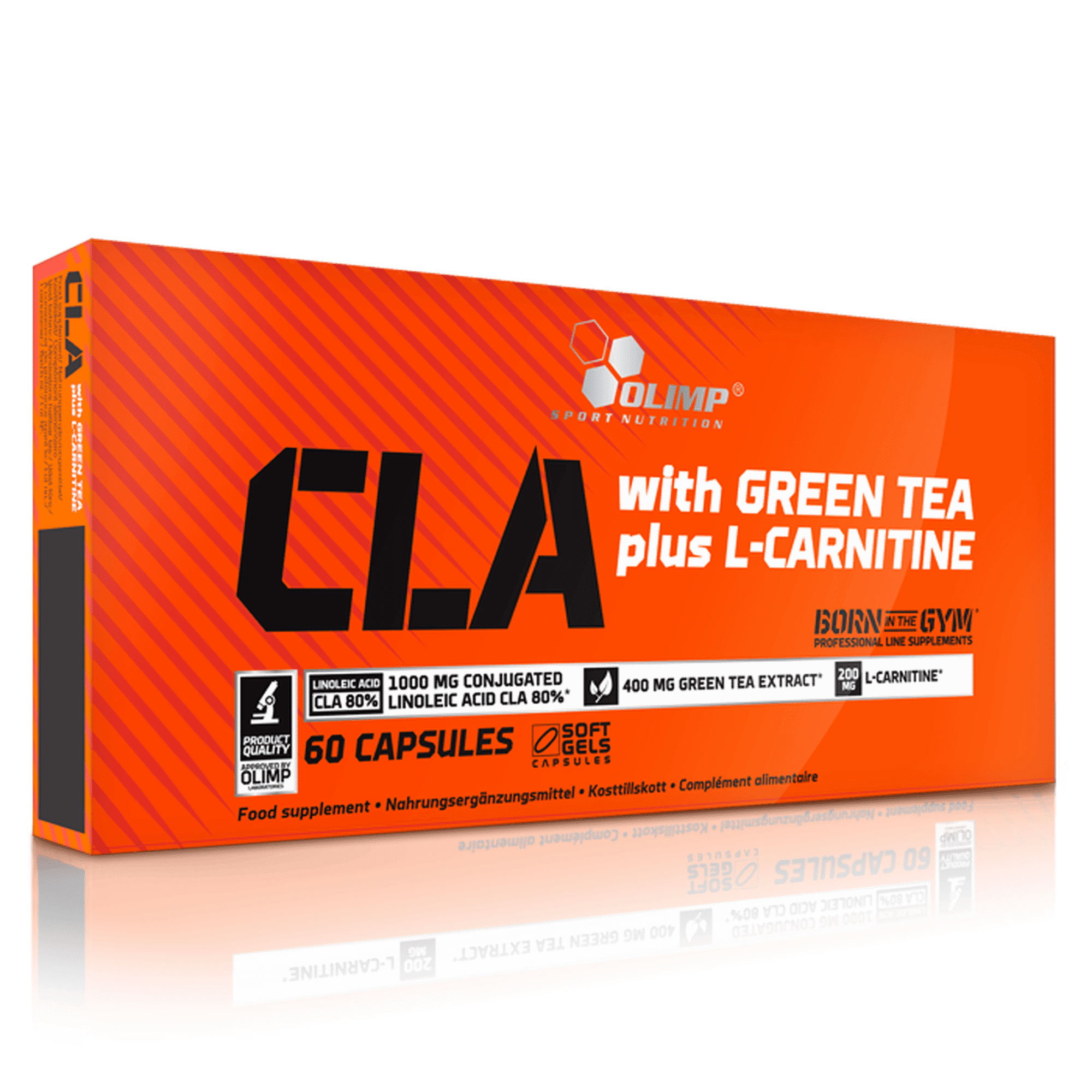 Olimp Nutrition CLA with Green Tea plus L-Carnitine Sport Edition 60 Caps - gymstop