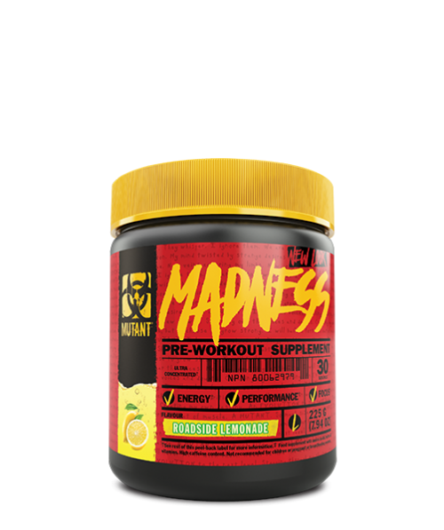 Mutant Madness Pre Workout 225g - gymstop