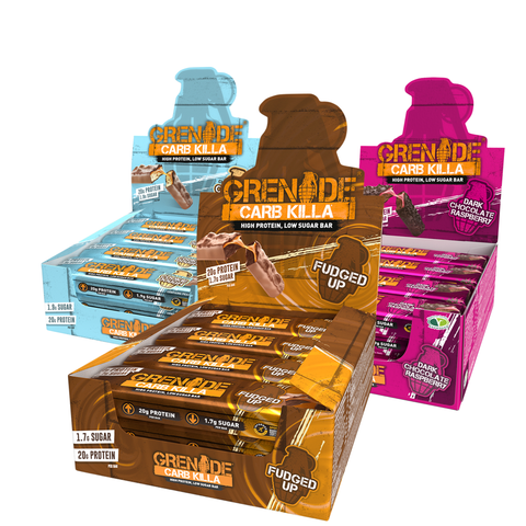 Grenade Carb Killa Bar 3 Boxes of 12 x 60g