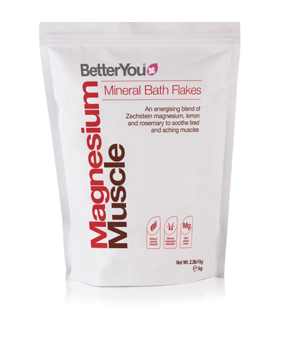 BetterYou Magnesium Flakes Muscle 1000g