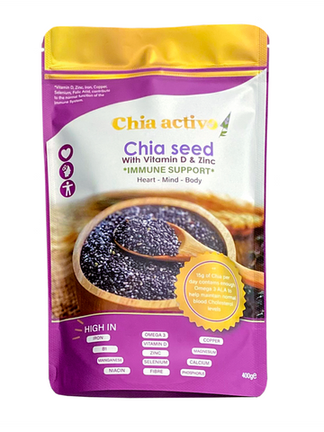 Chia Active Immune Support with Vitamin D & Zinc 400g