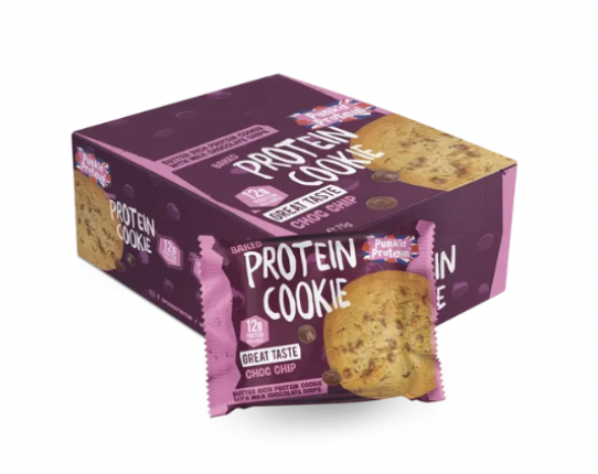Punk'd Protein Chocolate Chip Cookie 12 x 75g - Out of Date