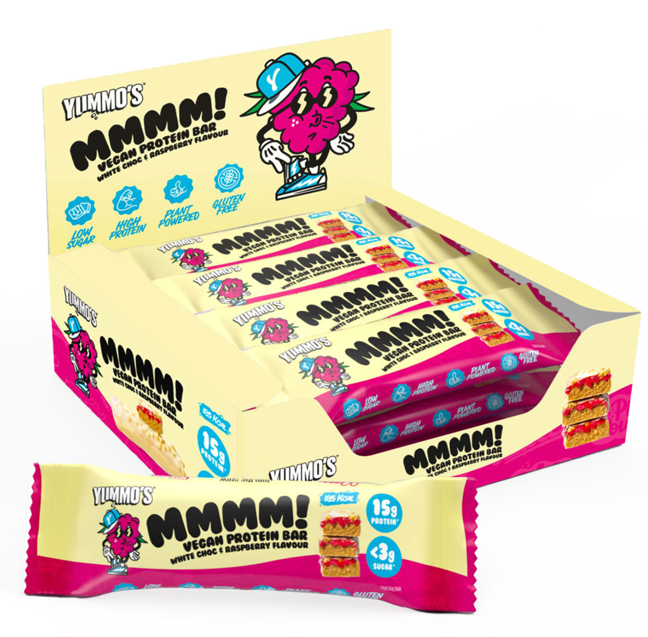 Yummo's Mmmm! Vegan Protein Bar 12 x 55g
