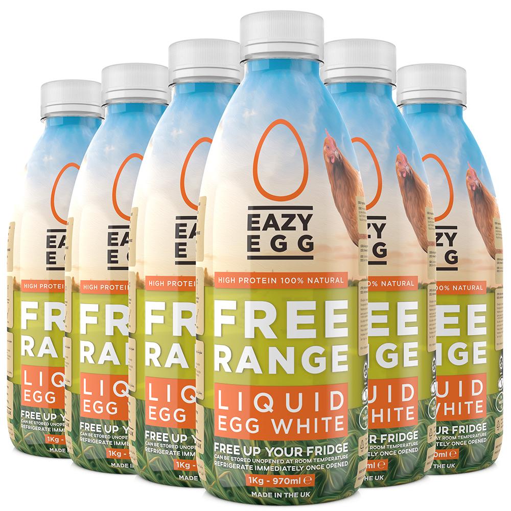 Eazy Egg Free Range Egg Whites 1kg - gymstop