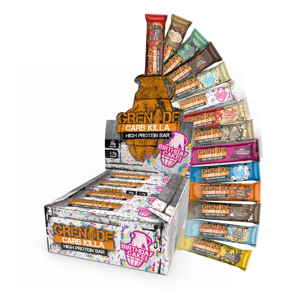 Grenade Carb Killa Bar 12 x 60g - gymstop