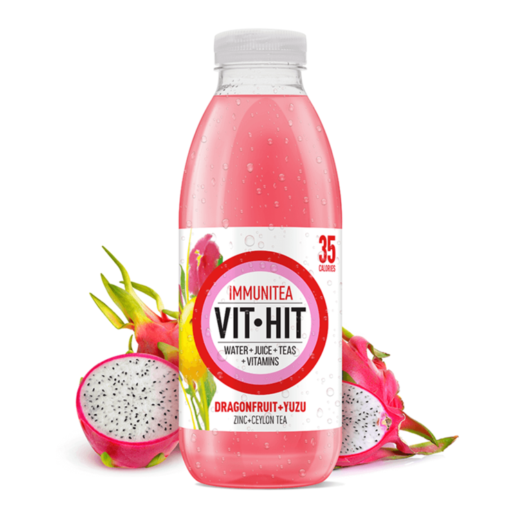 VITHIT Immunitea Dragonfruit & Yuzu 1 x 500ml