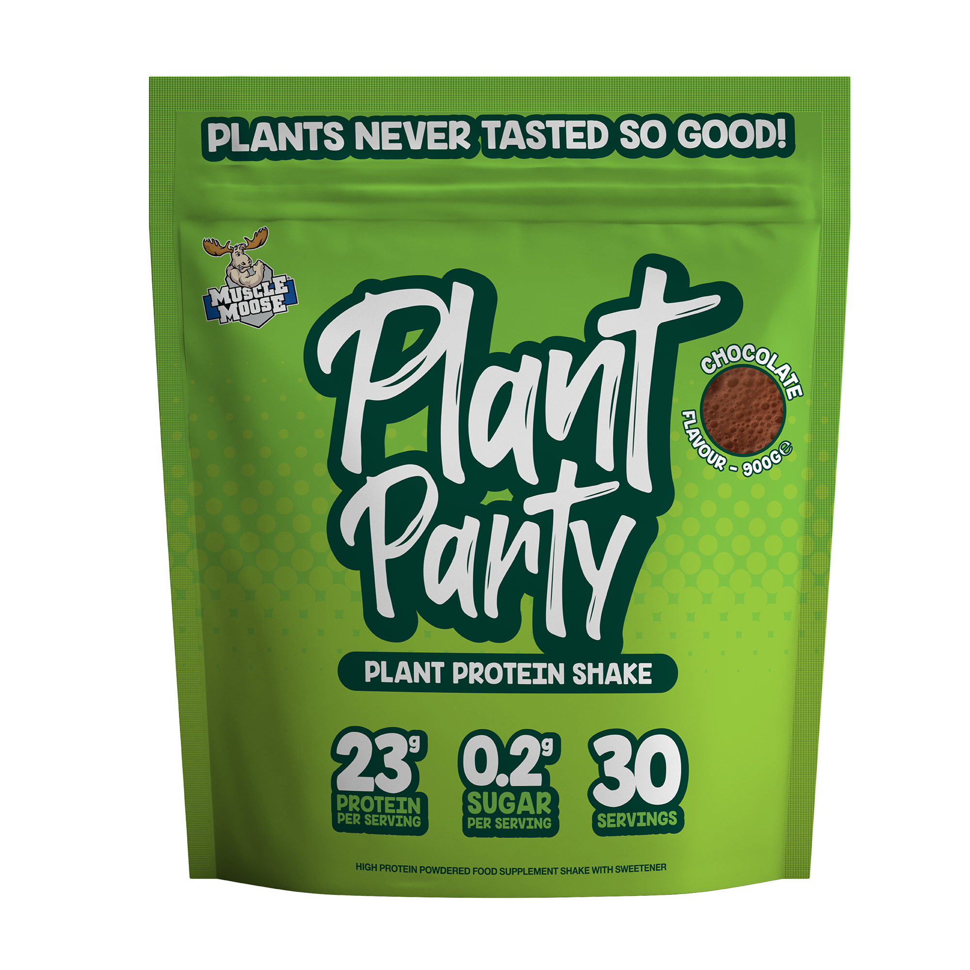 Muscle Moose Plant Party Protein Shake 900g - Damaged