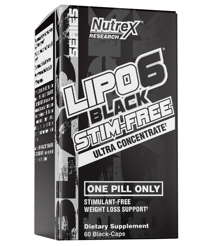 Nutrex Lipo-6 Black Ultra Concentrate Stim-Free 60 Caps - gymstop