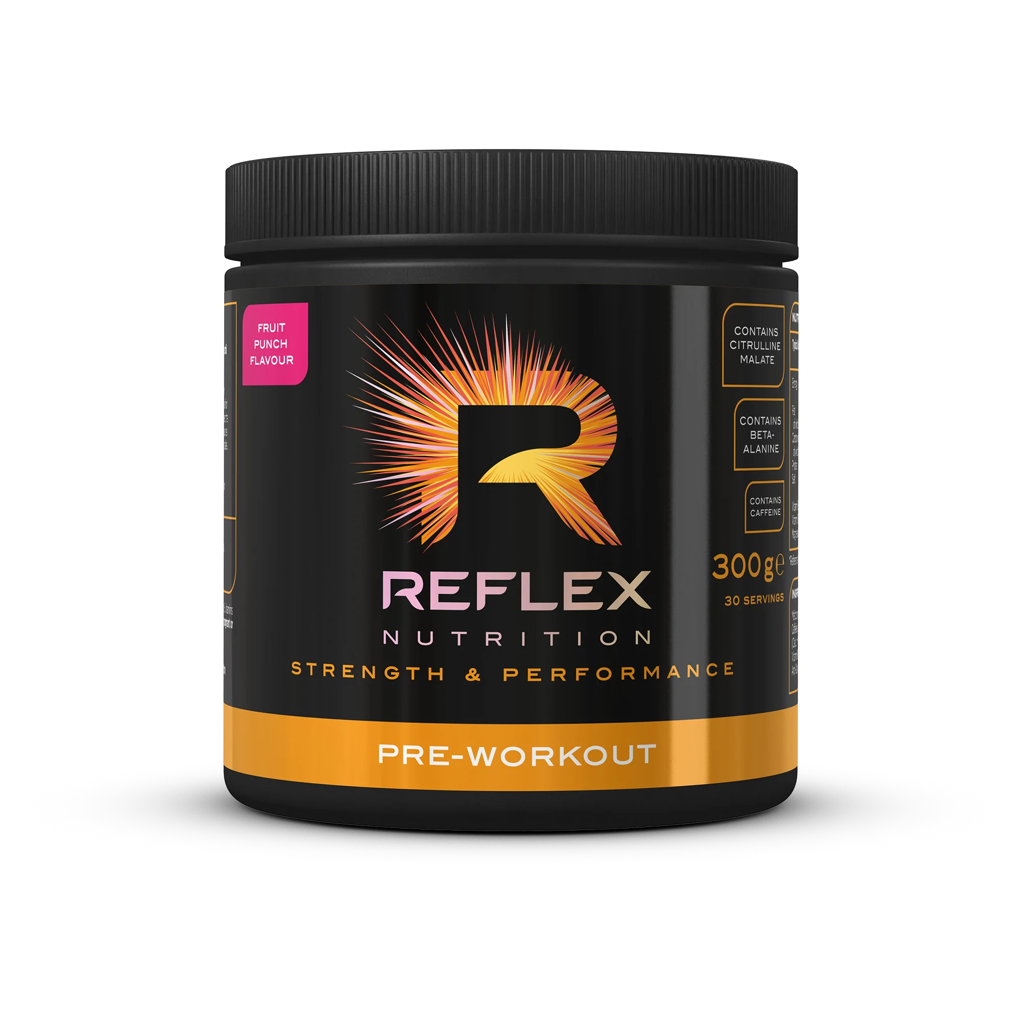 Reflex Nutrition Fruit Punch Pre-Workout 300g - Out of Date & Caked