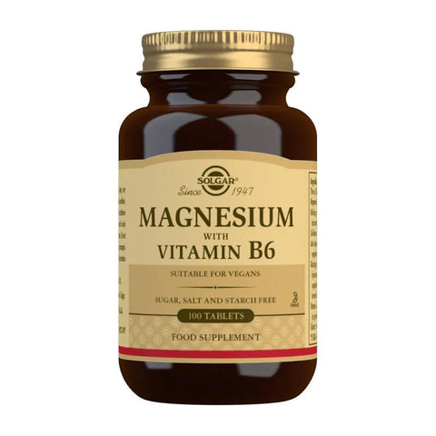 Solgar Magnesium with Vitamin B6 100 Tabs
