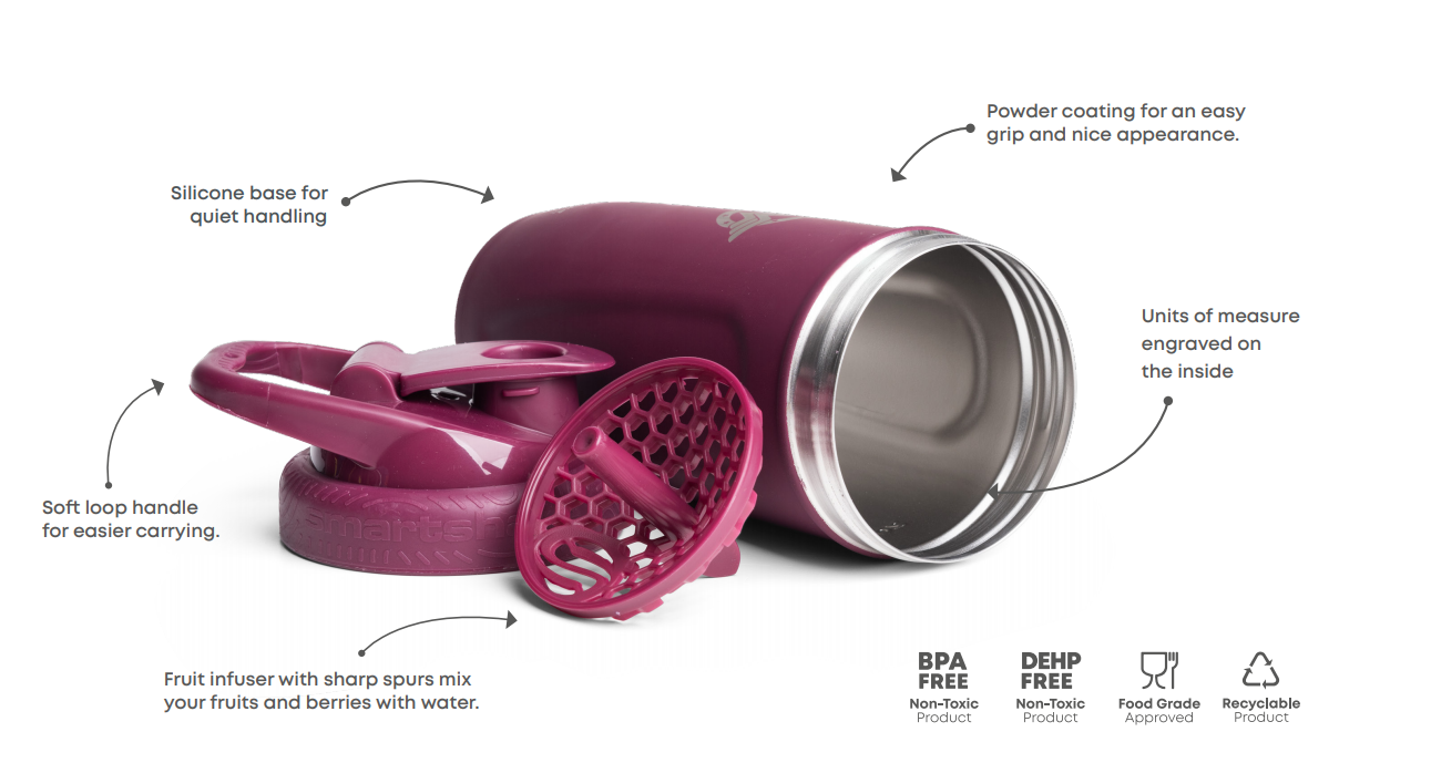 SmartShake Reforce Stainless Steel DC Comics 900ml