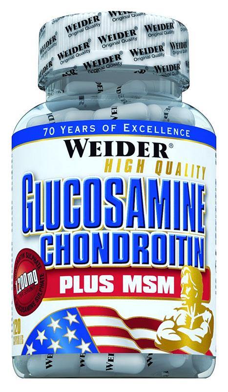 Weider Glucosamine Chondrotin Plus MSM 120 Caps