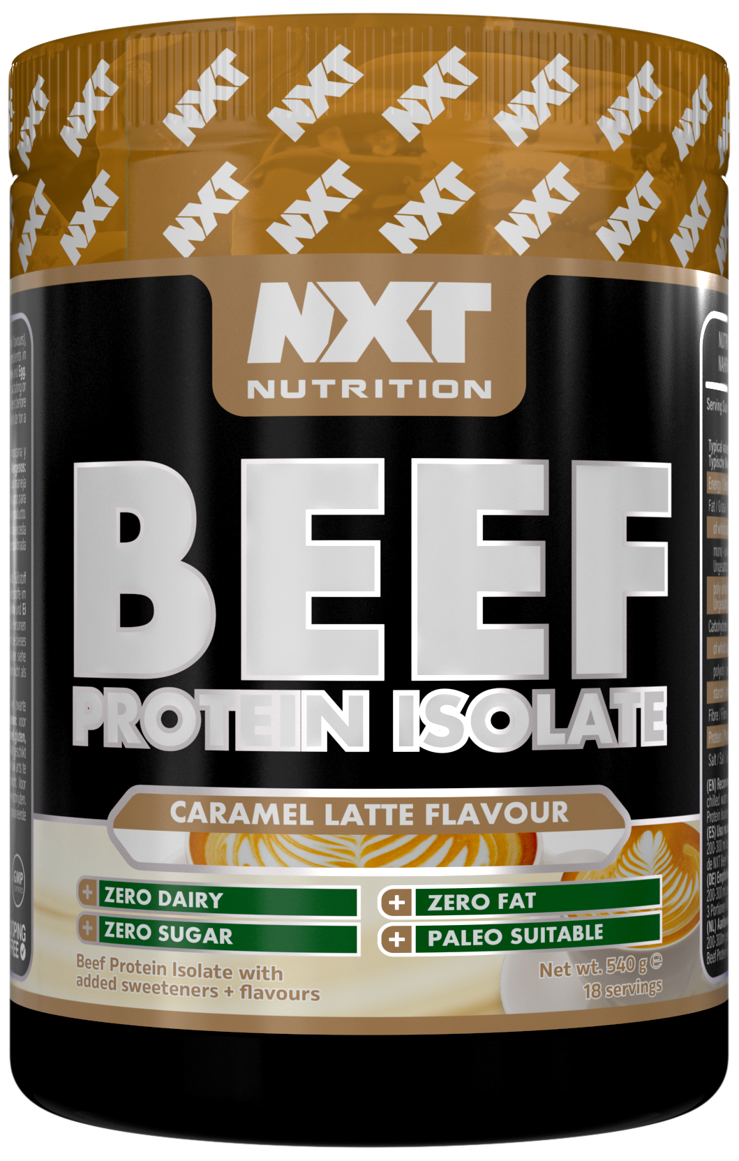 NXT Nutrition Beef Protein Isolate 540g