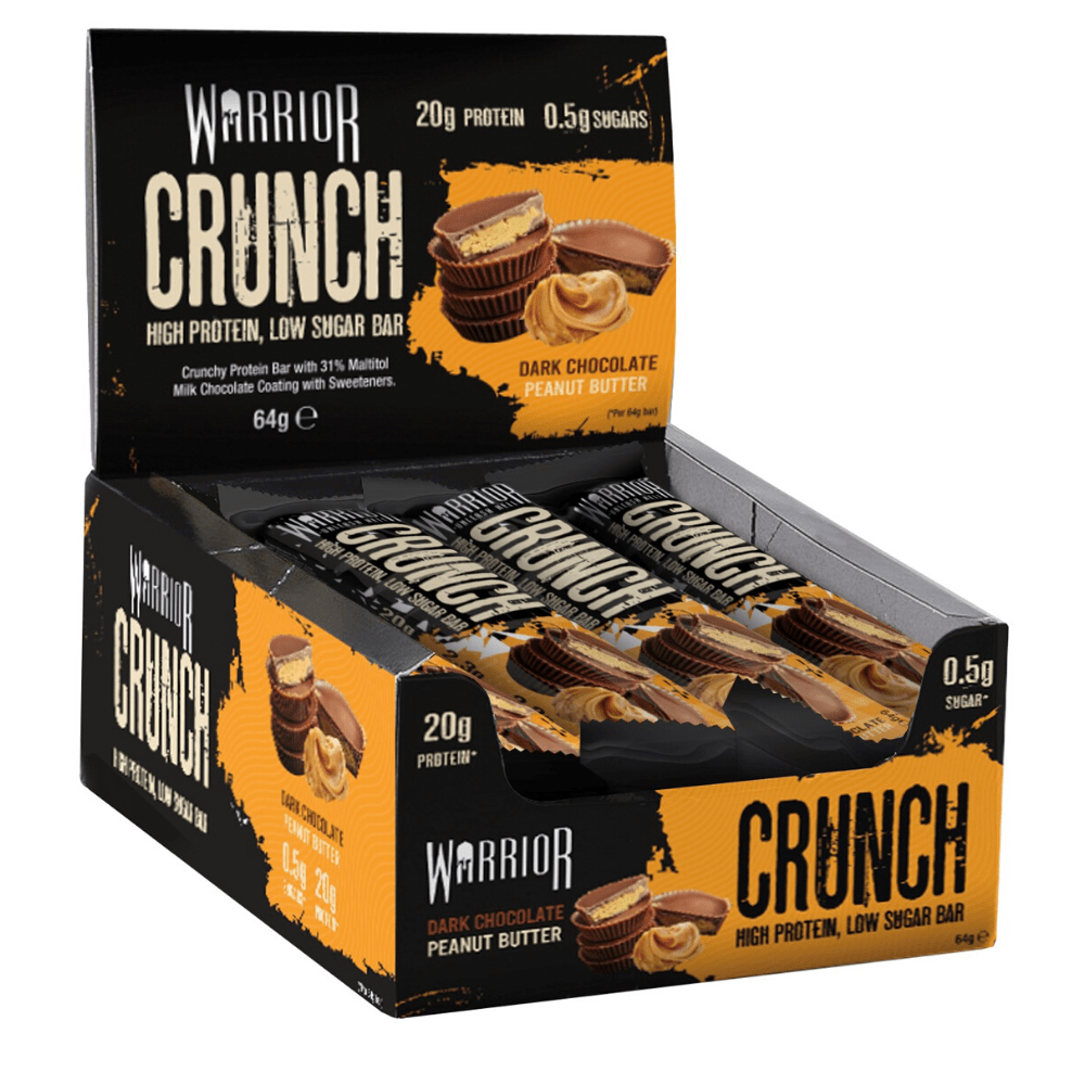 Warrior Crunch Bars 12 x 64g - gymstop
