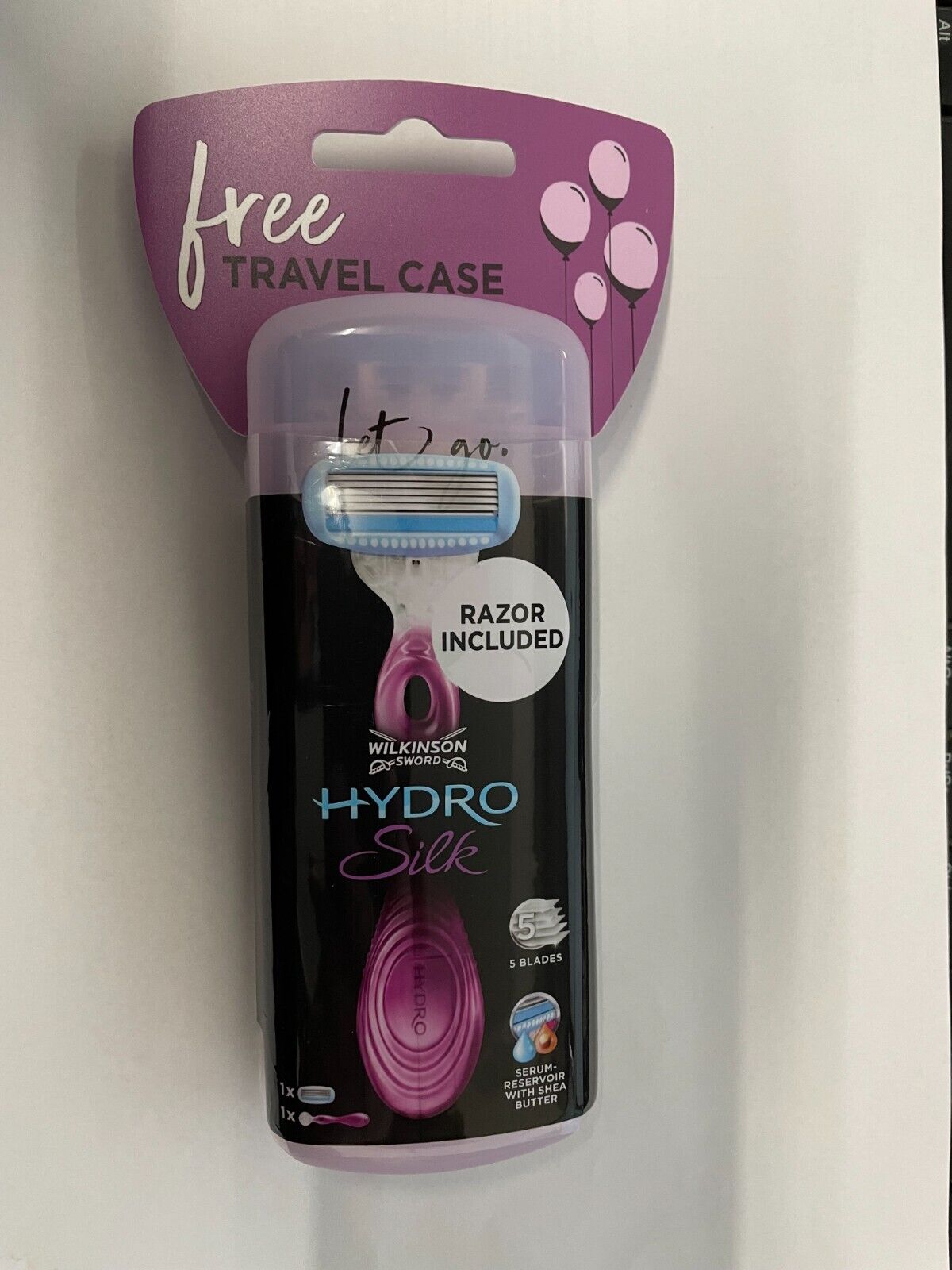 Wilkinson Sword Hydro Silk Women's Razor Blade and Handle Free Travel Case