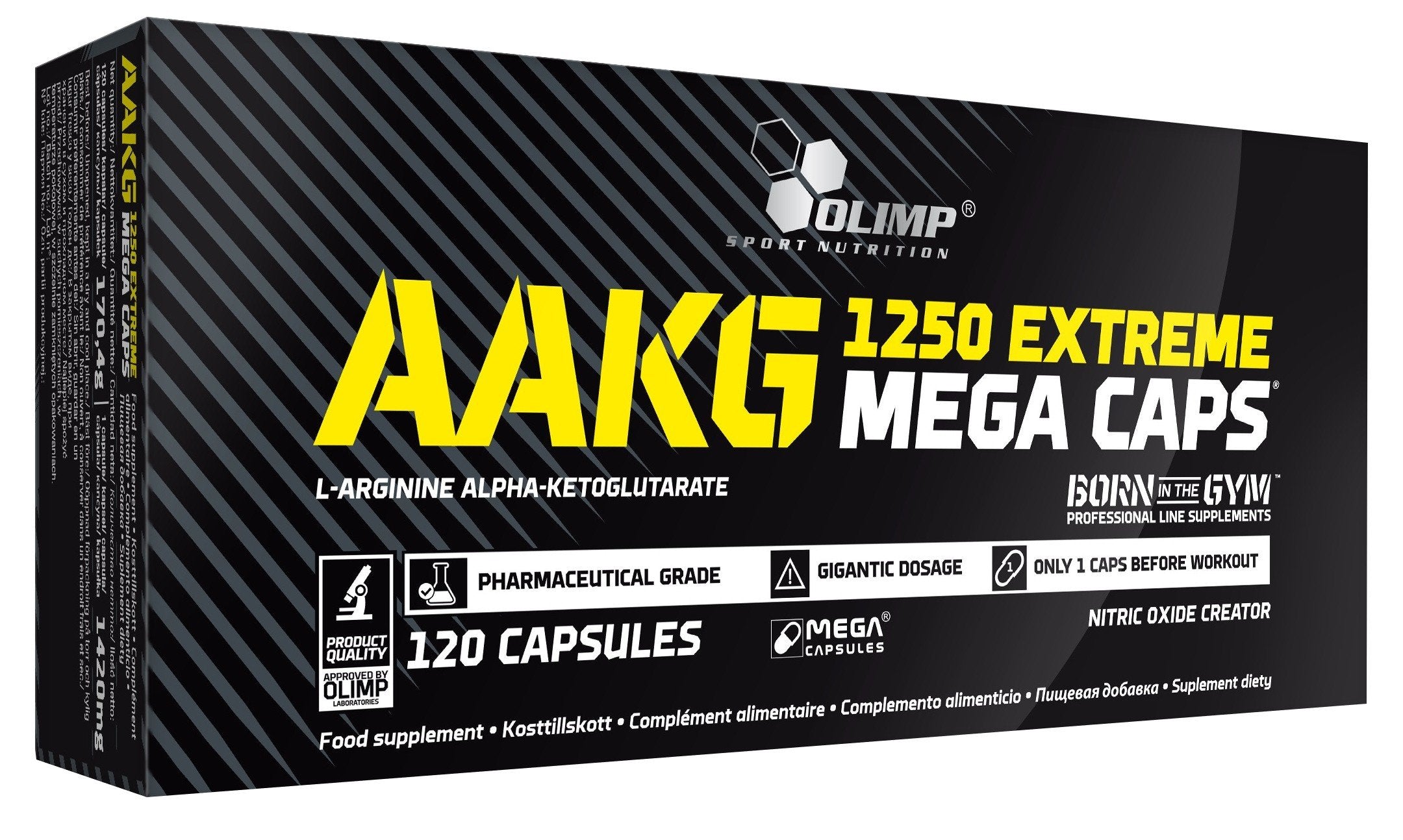 Olimp Nutrition AAKG Extreme Mega Caps 120 caps - gymstop