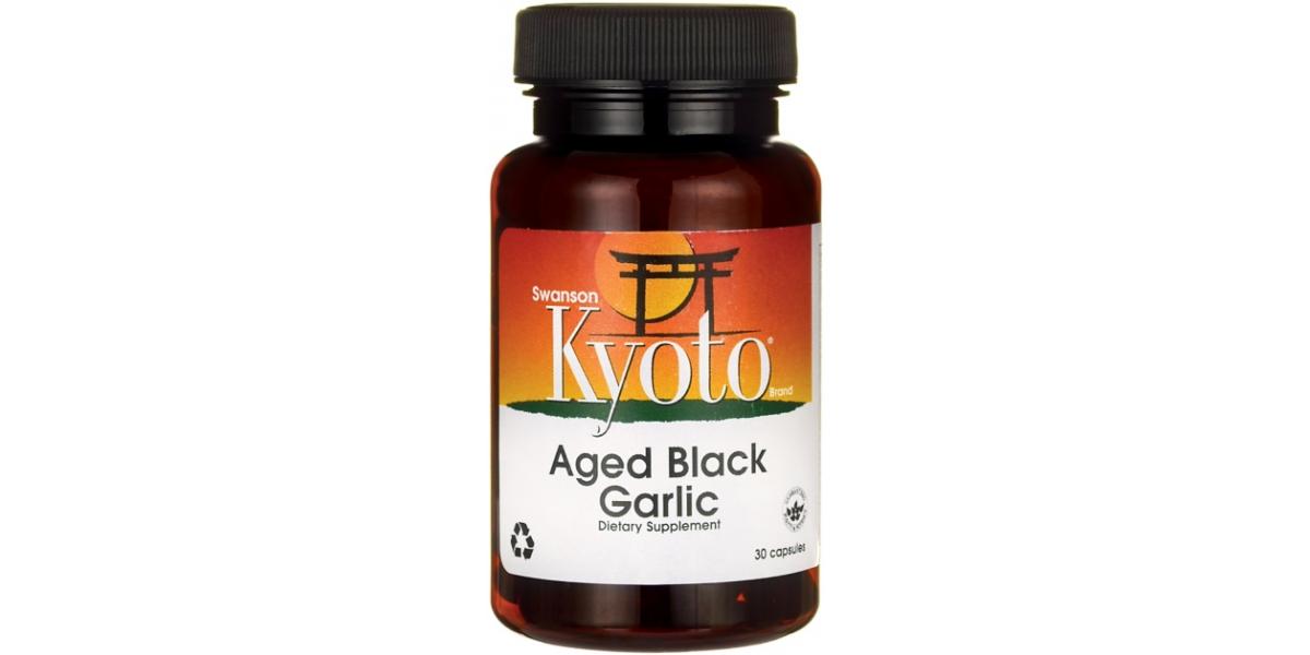 Swanson Kyoto Aged Black Garlic 30 Caps - Out of Date