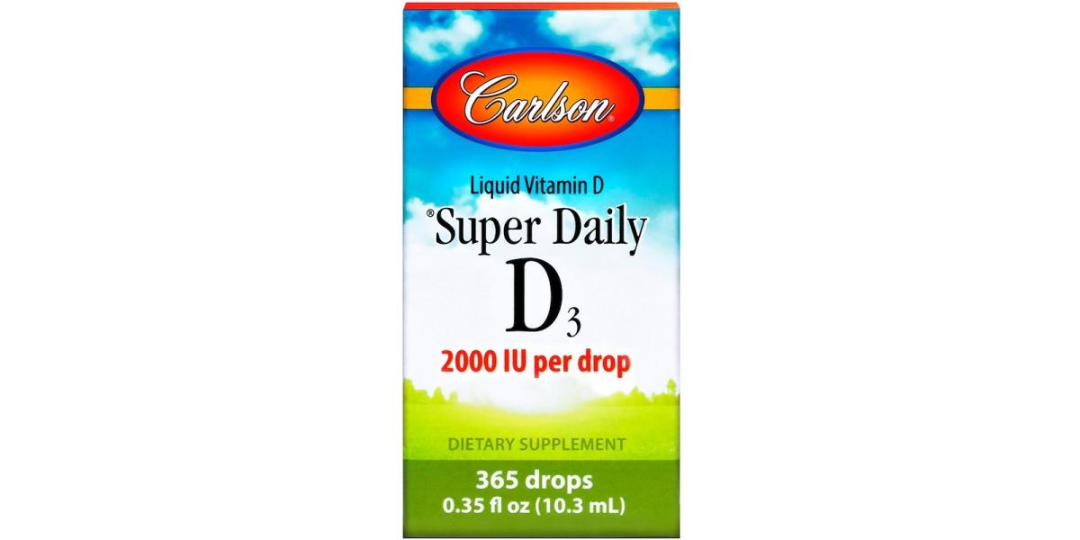 Carlson Labs Super Daily D3, 2000 IU 10 ml