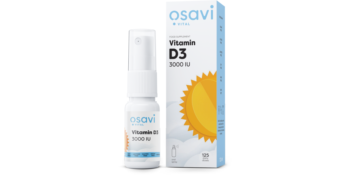 Osavi Vitamin D3 Oral Spray 3000IU 12.5ml