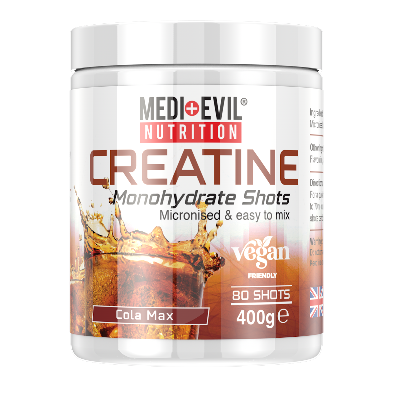 Medi Evil Creatine Monohydrate 400g