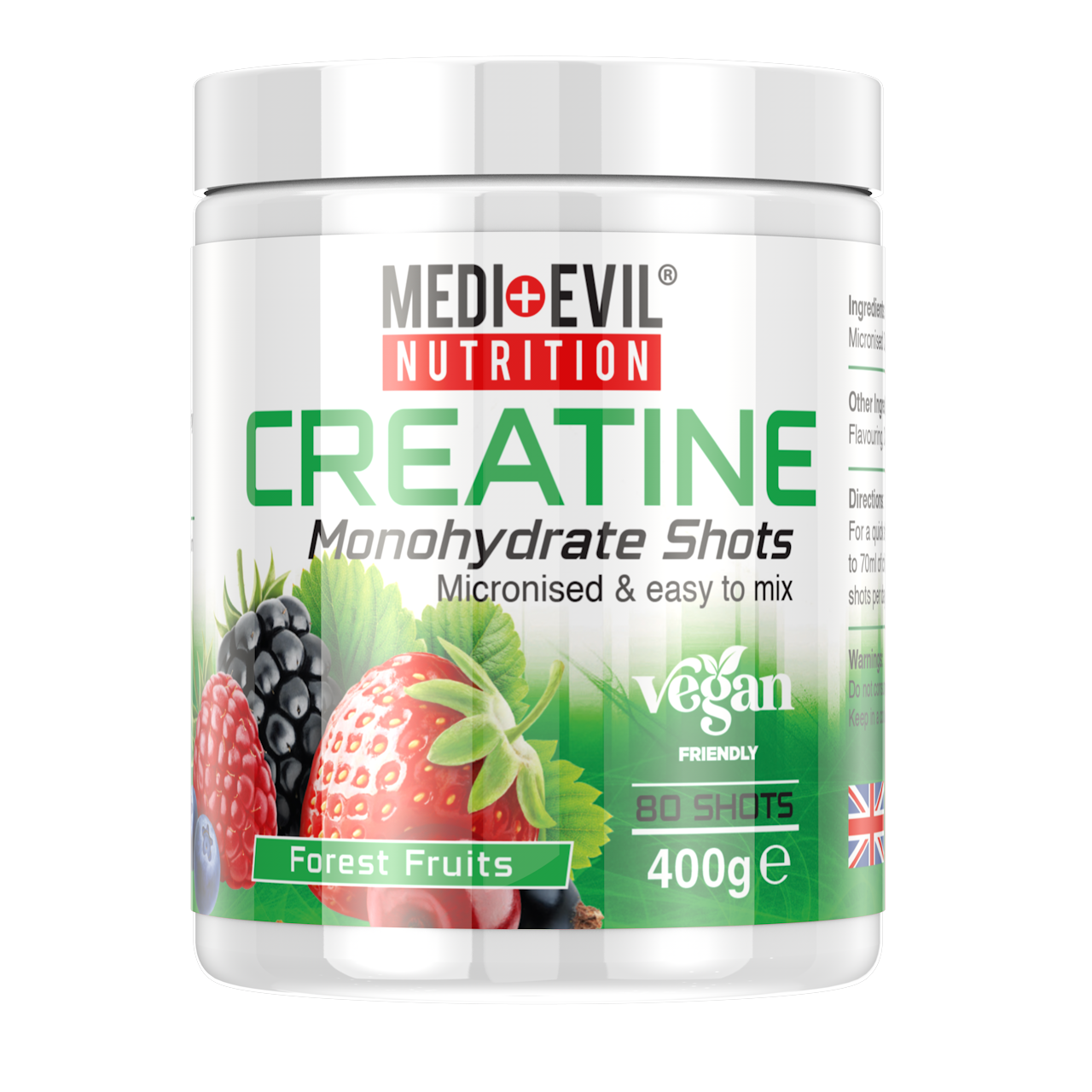 Medi Evil Creatine Monohydrate 400g